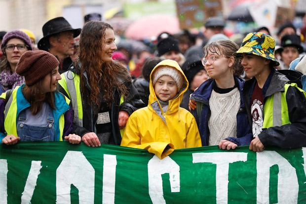 The world is on fire, Greta Thunberg tells UK climate rally