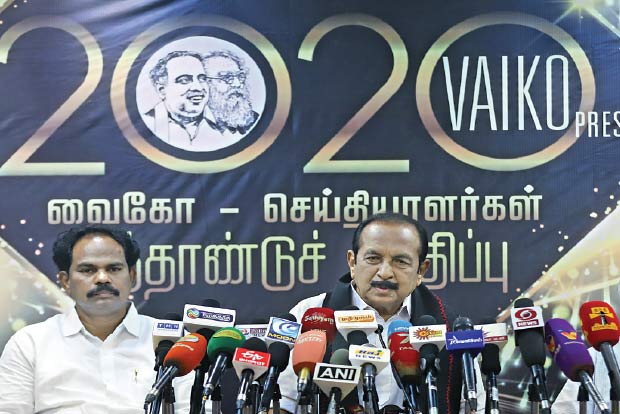 Vaiko downplays congress orator’s remarks