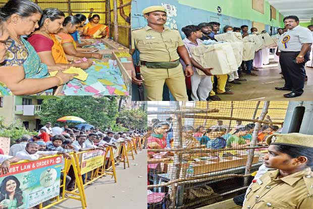 Edappadi tense as DMK protests delay in results Edappadi tense as DMK protests delay in results