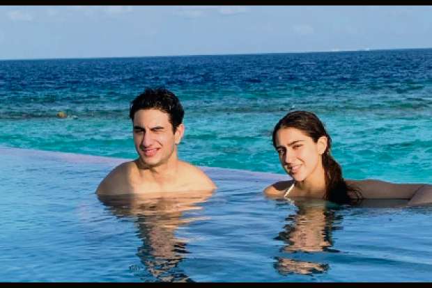 Sara Ali Khan, brother Ibrahim give sibling goals