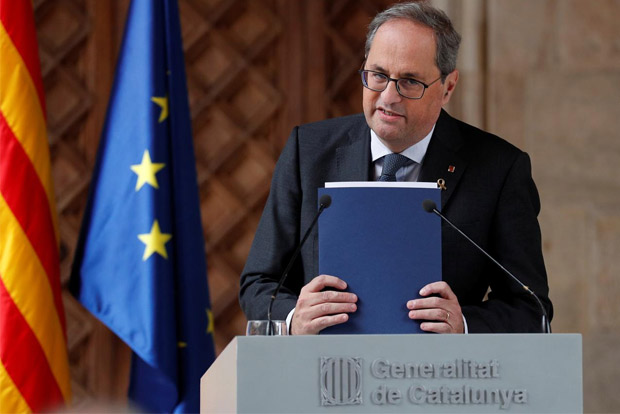 Spanish electoral board disqualifies Catalan regional leader Spanish electoral board disqualifies Catalan regional leader