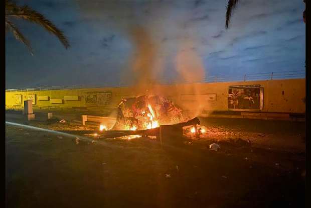 New air strike on pro-Iran convoy in Iraq ahead of Soleimani funeral