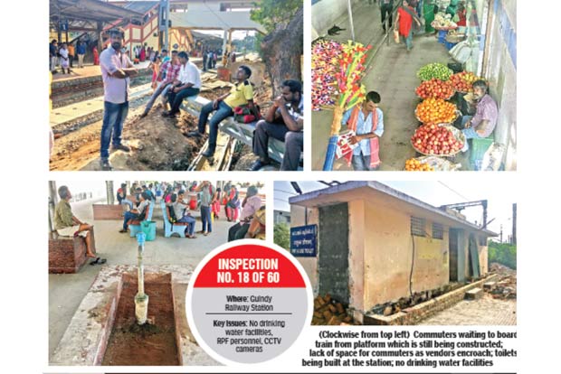 Delay in platform work, absence of CCTVs, RPF vex commuters in Guindy