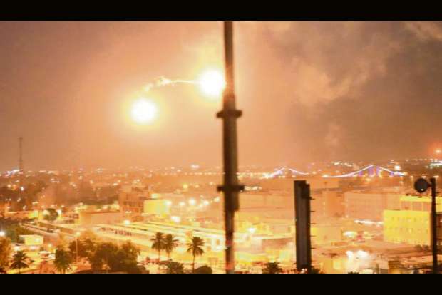 At least two rockets hit near US embassy in Baghdad: witnesses