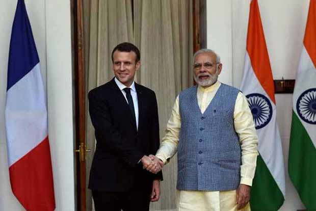 Modi, Macron discuss bilateral issues, global situation Modi, Macron discuss bilateral issues, global situation