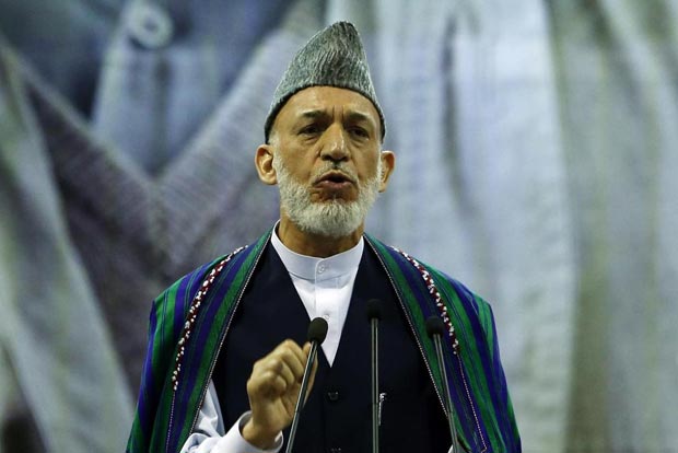 Karzai visits ailing Sharif in London
