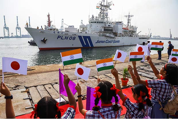 Japan Coast Guard’s Echigo arrives in India for joint exercise