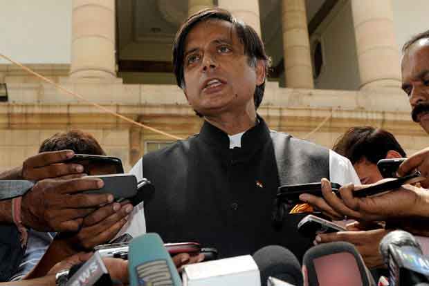 Tharoor apologises for power without responsibility remark on Kejriwal
