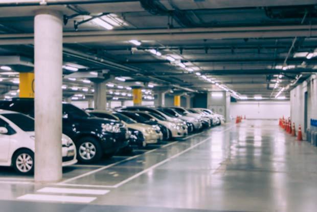 Underground parking open at Central Metro station