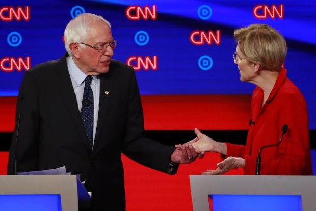 Top Democrats clash over gender