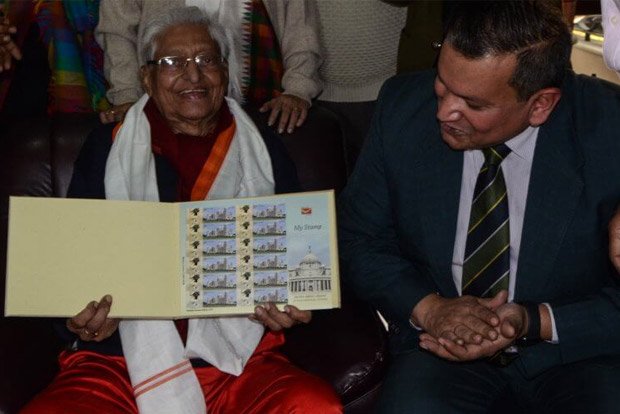 Indian Postal Department honours legendary footballer Chuni Goswami with commemorative stamp