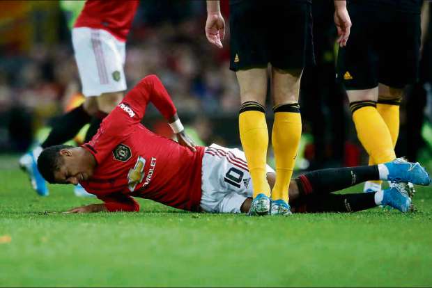Marcus Rashford out until February with back injury