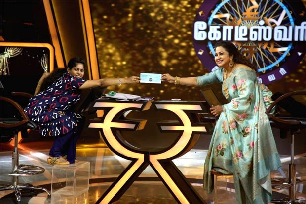 Differently-abled Kousalya Kharthika wins Rs 1 cr on KBC Tamil Differently-abled Kousalya Kharthika wins Rs 1 cr on KBC Tamil