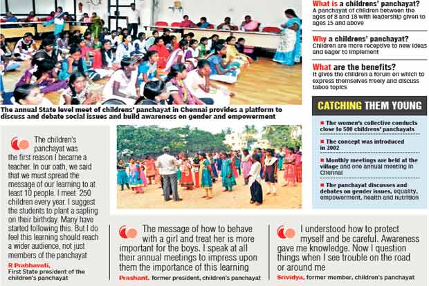 A panchayat for and by the children