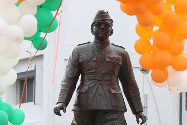 Nethaji statue at Raj Bhavan