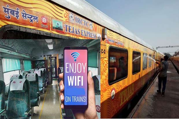 Wi-Fi entertainment on Tejas Express