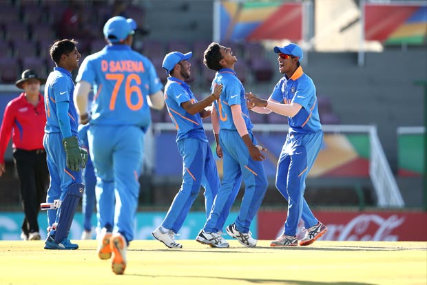 India breeze into U-19 World Cup semifinals, trample Australia by 74 runs