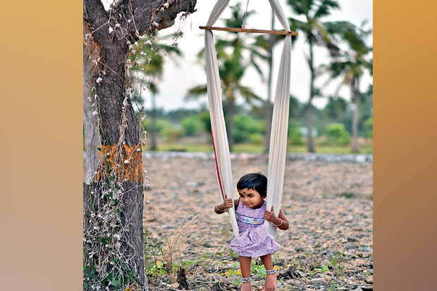 Weavers make cradle cloths to sustain livelihood