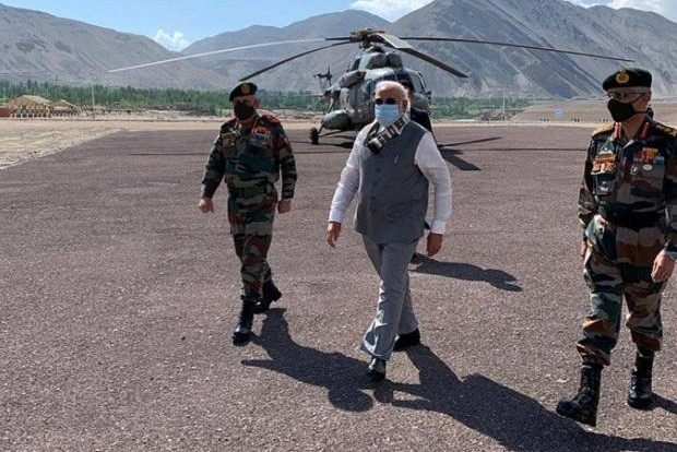PM visits forward location in Ladakh amid tension with China
