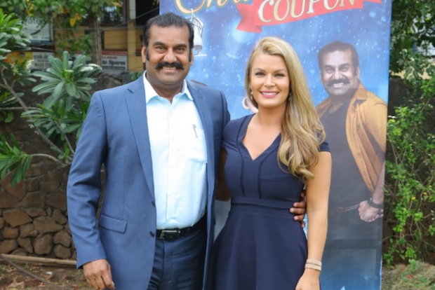 My trademark moustache stays in my Hollywood debut too