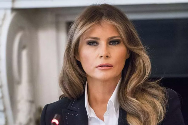 Melania Trump sculpture in Slovenia set ablaze
