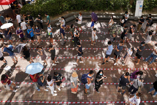 500,000 Hong Kongers cast protest vote against new security laws 500,000 Hong Kongers cast protest vote against new security laws