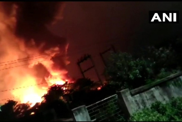 1 killed in Vizag Pharma City fire 1 killed in Vizag Pharma City fire