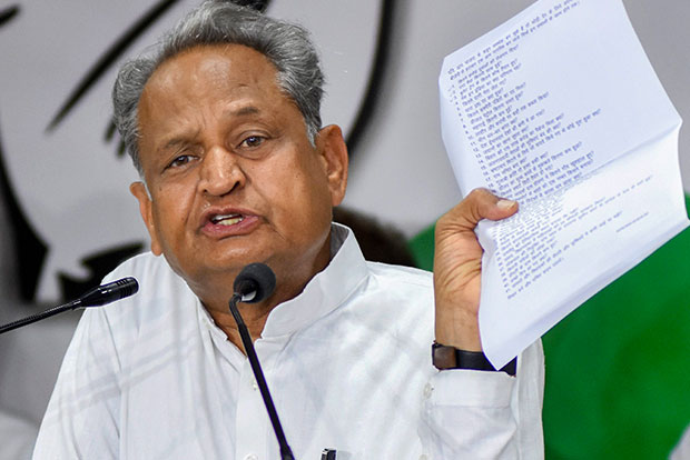 Dy CM was horsetrading with BJP to topple govt, we have proof: Gehlot