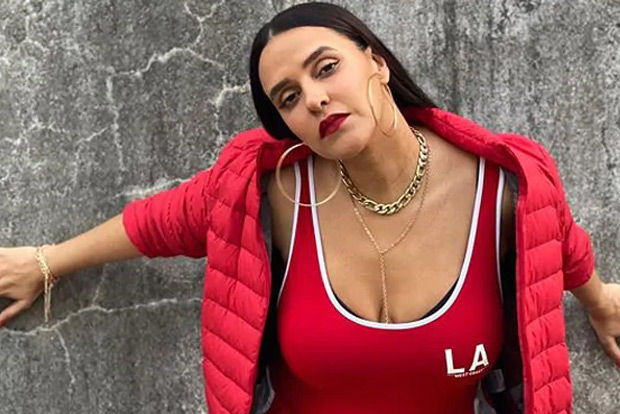 Neha Dhupia captures her little storm Mehr in action