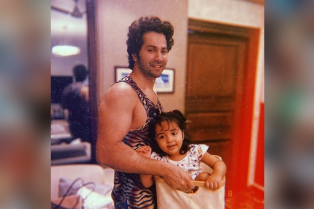 Varun Dhawan lifts niece instead of dumbbells