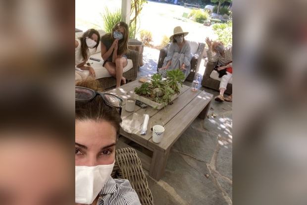 Jennifer Aniston posts pic from Sandra Bullocks socially distant birthday bash