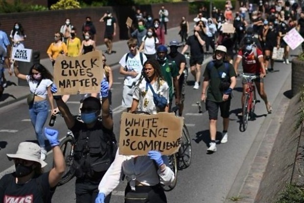 Thousands join Black Lives Matter protest in London