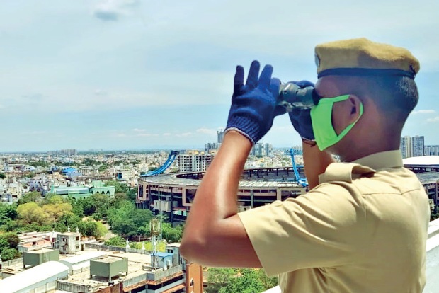 Drone to keep tab on kite flyers in city Drone to keep tab on kite flyers in city