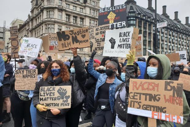 Thousands turn out for UK anti-racism protests