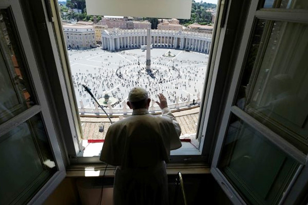 Dont celebrate victory over coronavirus too soon, Pope tells Italians