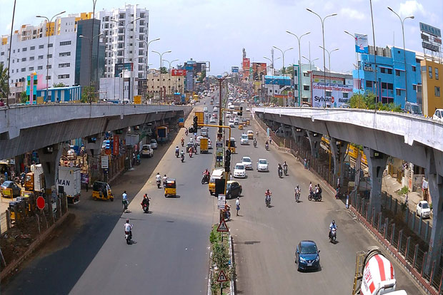 Pallavaram flyover inches close to completion Pallavaram flyover inches close to completion