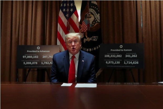 President Donald Trump rules out defunding of police: says they protect people by risking own lives