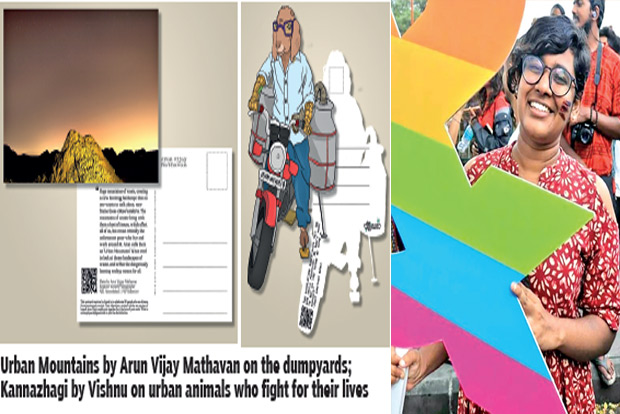Youth voice their ideologies through postcards
