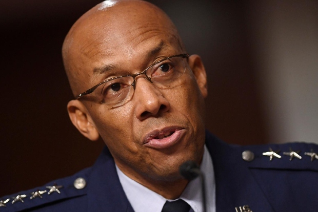 Senate confirms first black service chief in unanimous vote