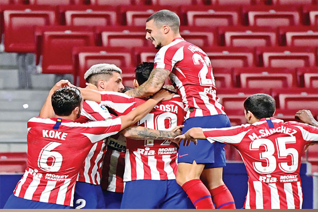 Atletico moves to third in La Liga table with win