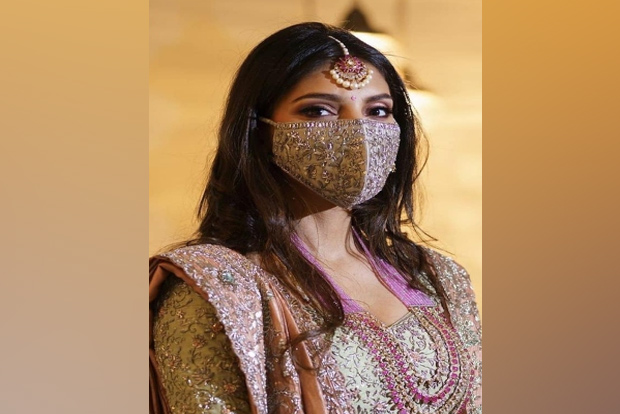 Miheeka kicks off wedding festivities with mask couture
