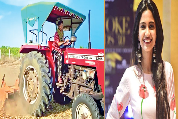 Keerthi Pandian learns basics of farming during lockdown