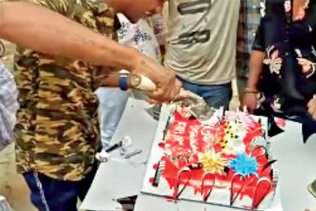 Four arrested for machete-wielding birthday celebration