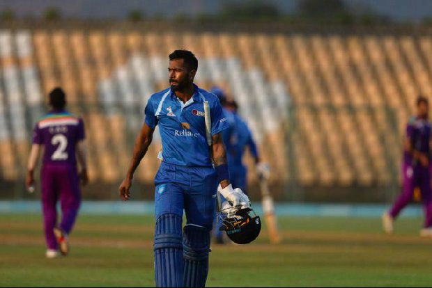 Hardik continues show, slams 55-ball 158 in DY Patil T20 Cup