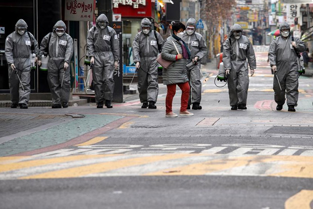 South Korea sees lowest new virus infections for 2 weeks