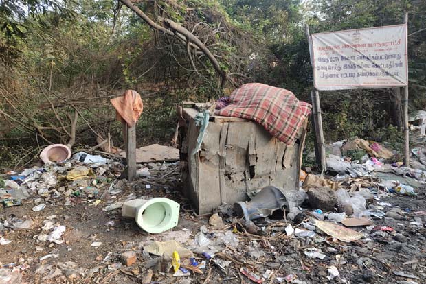 Citizen connect: Uncleared garbage pile spreads fear of communicable diseases in north Korattur Citizen connect: Uncleared garbage pile spreads fear of communicable diseases in north Korattur