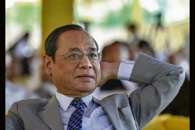 Ex-CJI Ranjan Gogoi takes oath as RS MP amid protests
