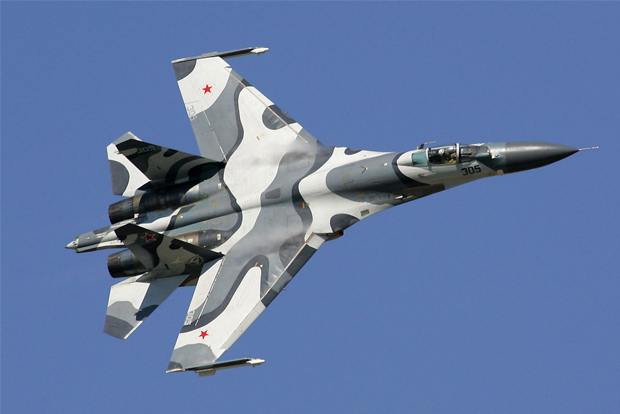 Russian Su-27 fighter crashes in Black Sea