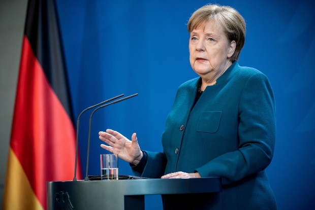 Merkel thanks compliant Germans, shutdown to continue until at least April 20