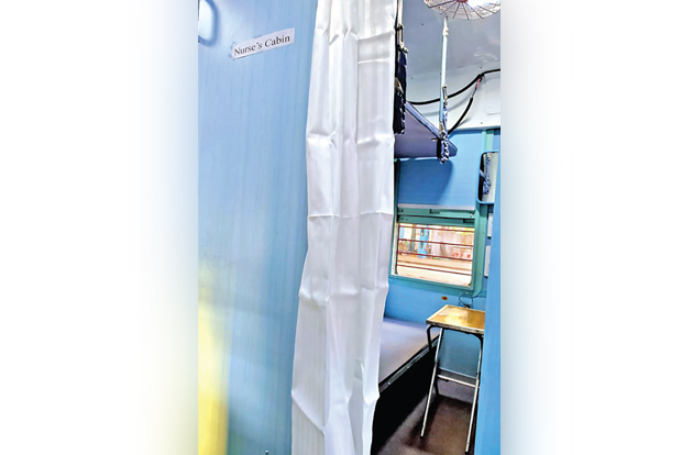 SR converts old coaches into isolation wards SR converts old coaches into isolation wards